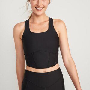 Old Navy corset style PowerSoft Longline Sports Bra 3X